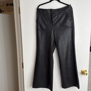 Anthropologie Maeve Faux Leather Pants sz 12